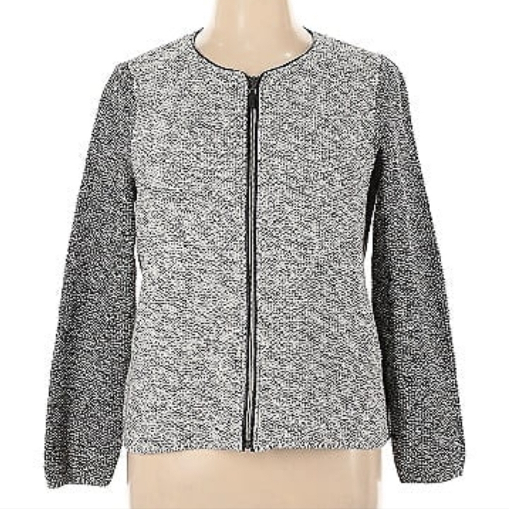 Talbots women's sweater multicolor glitter long sleeves cardigan size S